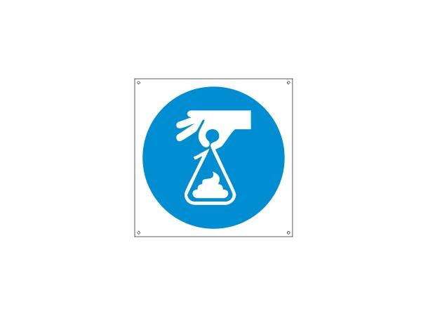 Bruk hundepose 200 x 200 mm - Aluminium 