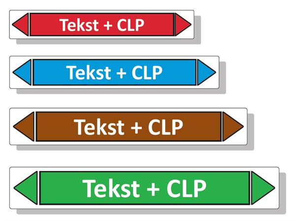 Type 1 + CLP - Oransje 150 x 12 mm 