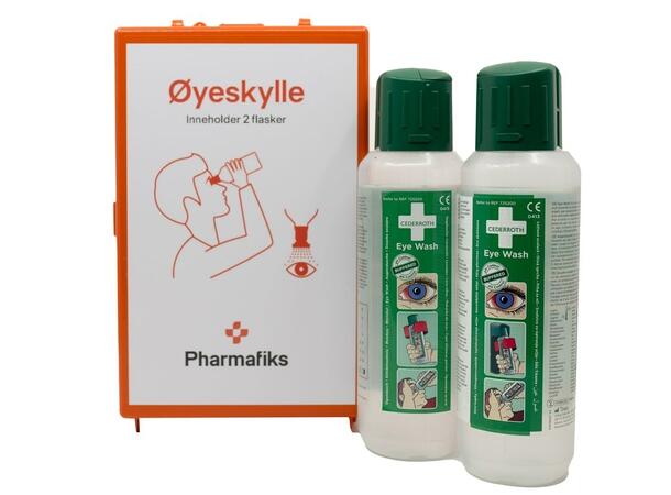 Øyeskyllestasjon Inkl. 2 x 500 ml 