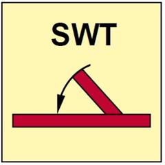 ‘’A’’ self cl. semi. watert. Fire door 150 x 150 mm - PET