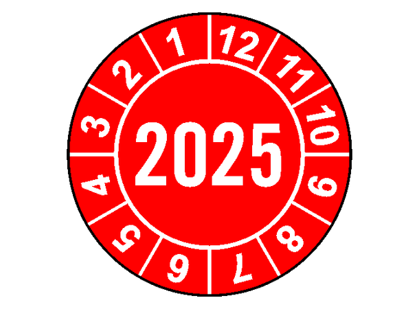 Kontrollmerker à 25 stk Ø45 mm - VS 