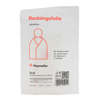 Redningsfolie 220 x 160 cm
