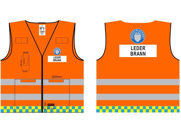 Refleksvest for Industrivernet Leder Brann 