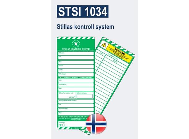 STH 1034 Fare – Ikke bruk stillaset holder