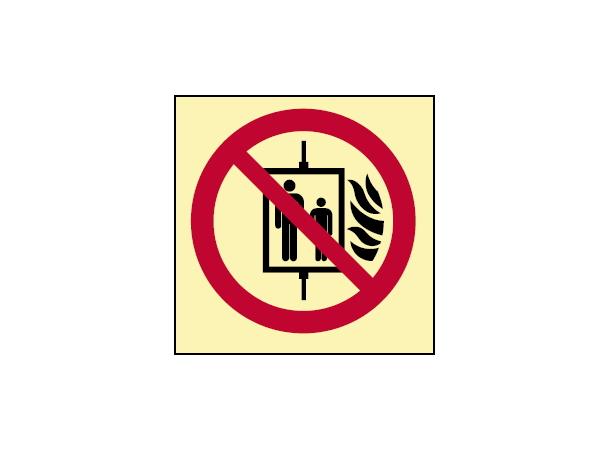 Do not use lift / fire 150 x 150 mm - PET