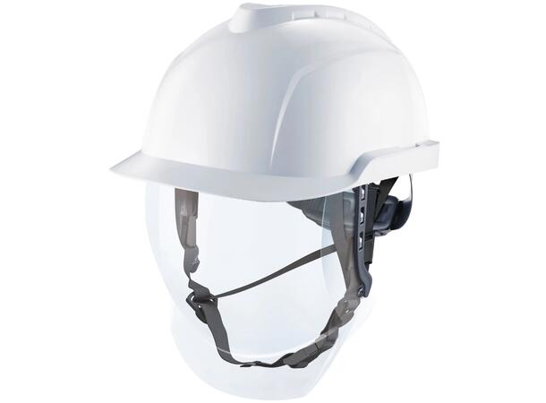 E-shark hjelm tc42es hvit Hjelm med integrert visir