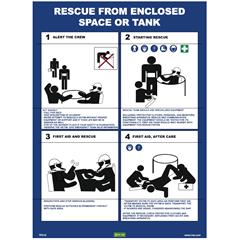Enclosed space and tank rescue 300 x 400 mm - PET