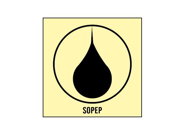SOPEP with text 150 x 150 mm - PET