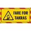 Fare for takras 500 x 250 mm - Aluminium