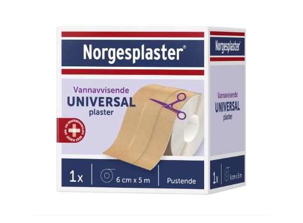 Norgesplaster - Plast universal 6 cm x 5 m 
