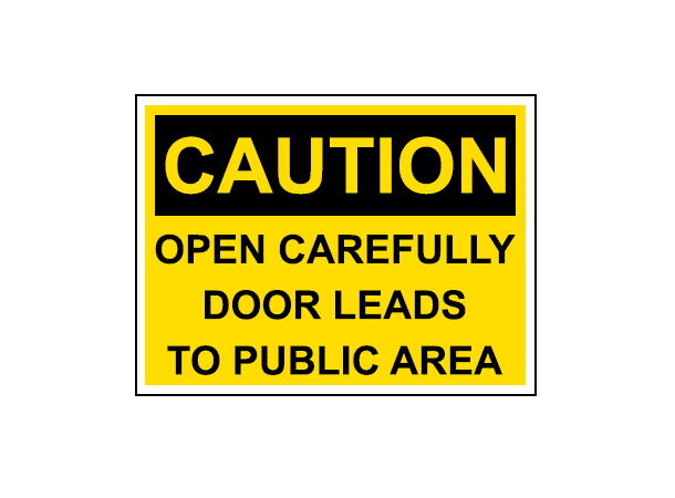 Open carefully 200 x 150 mm - PET 