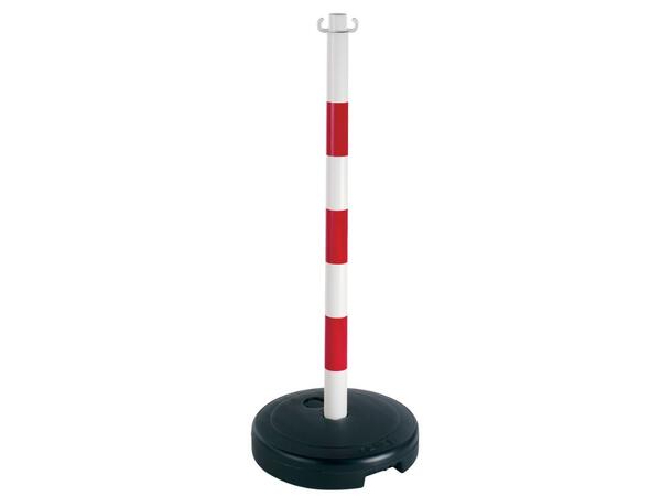 Stolper for plastkjetting Rød/hvit - Inkl. fot 