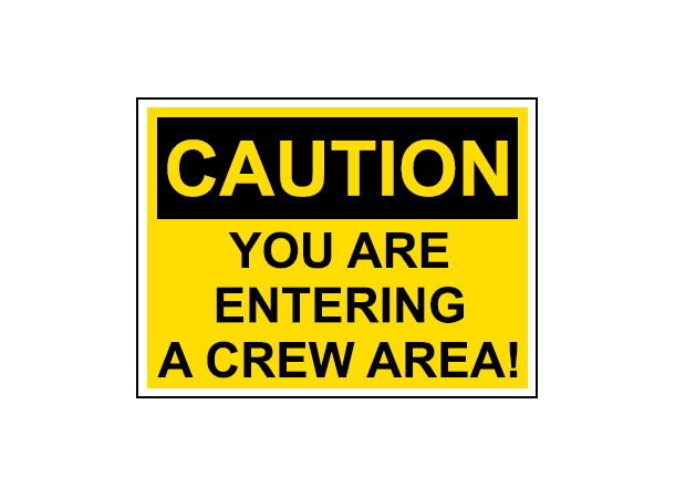 Crew area 200 x 150 mm - PET 