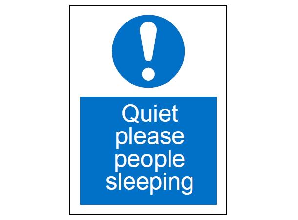 Quiet / people sleeping 150 x 200 mm - PET