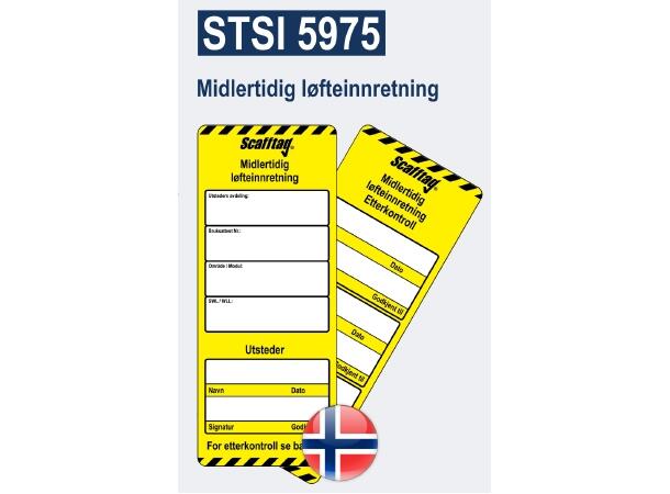 STSI 5975 Midlertidig løfteinnretning kort