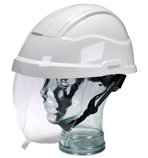 E-shark hjelm tc42es Hvit med integrert visir