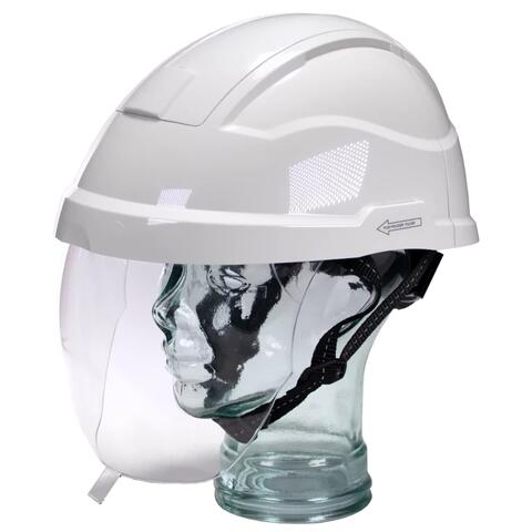 E-shark hjelm tc42es Hvit med integrert visir