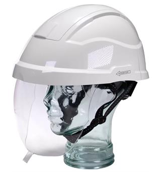 E-shark hjelm tc42es Hvit med integrert visir