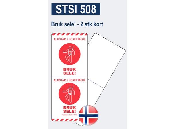 STSI 508 Bruk sele kort for fallsikring
