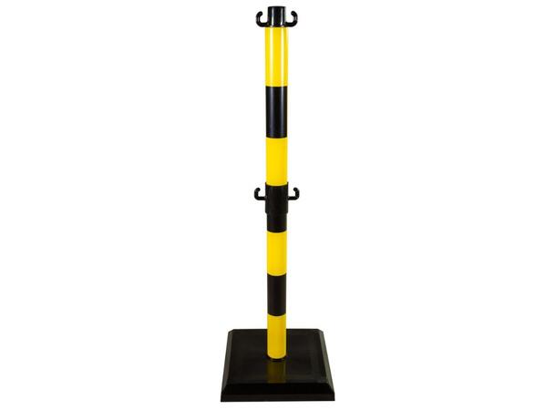 Stolper for plastkjetting - DBL Gul/sort - Inkl. fot 