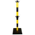 Stolper for plastkjetting - DBL Gul/sort - Inkl. fot