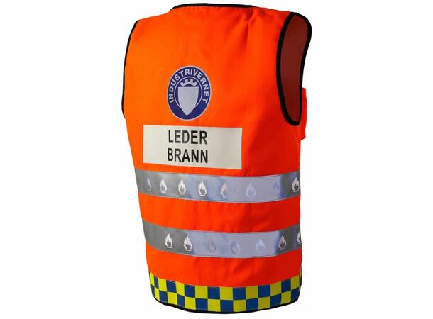 Flammehemmende vest for Industrivernet Leder brann 