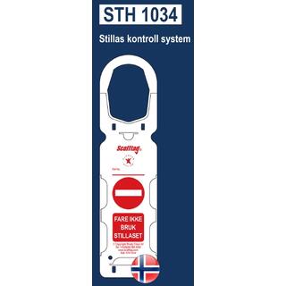 Scafftag Holder - STH 1034 - 10 stk Ikke bruk stillaset holder