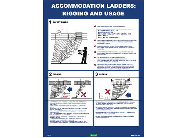 Accommodation ladders 300 x 400 mm - PET 