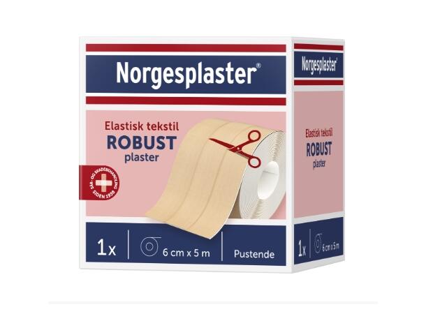 Norgesplaster - Tekstil 6 cm x 5 m 
