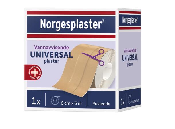 Norgesplaster - Vannavvisende 6 cm x 5 m 