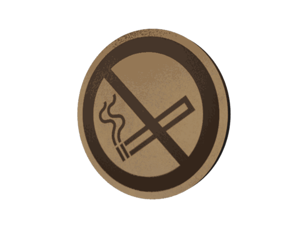 Røyking forbudt Ø100 mm