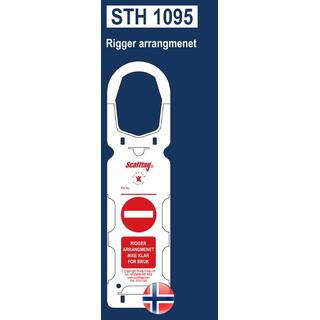 Scafftag Holder - STH 1095 - 10 stk Rigger arrangement – ikke klar for bruk