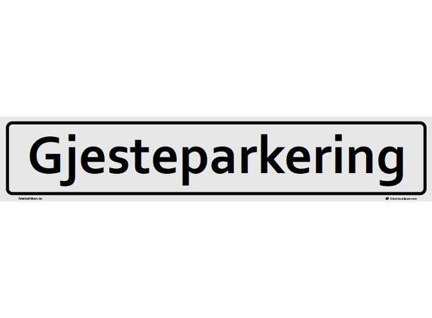 Gjesteparkering 500 x 100 x 1 mm S/H - AR 
