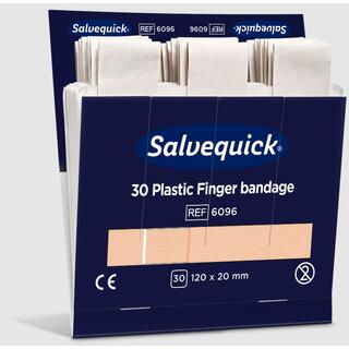 Plaster - Salvequick refill x 6 Plast - Ekstra lange