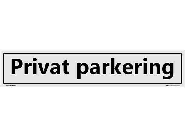 Privat parkering 500 x 100 x 1 mm - AR