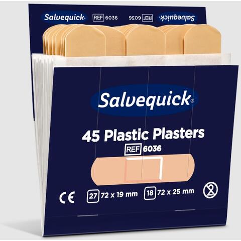 Plaster - Salvequick refill x 6 Plast