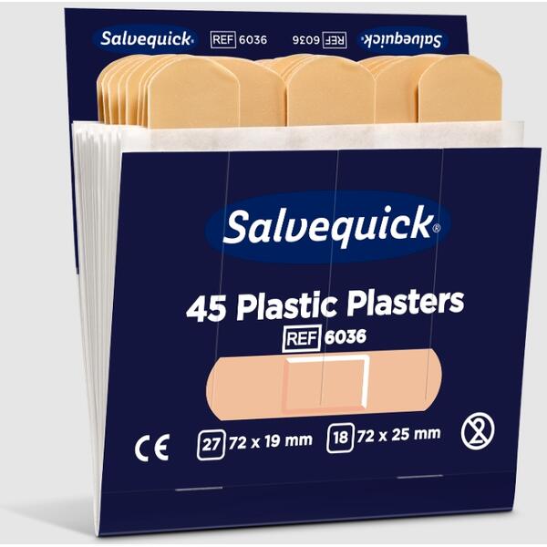 Plaster - Salvequick refill x 6 Plast