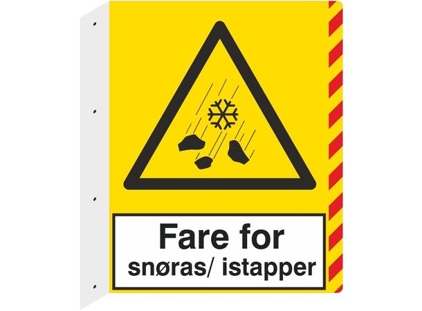 Rasfare - Fare for snøras/Istapper 400 x 500 mm - A 