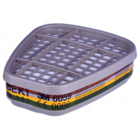 Gassfilter 3M ABEK1 i par 6059