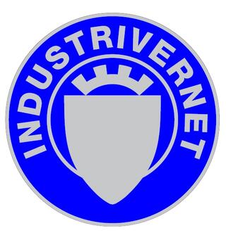 Hjelmrefleks Industrivernlogo - rund