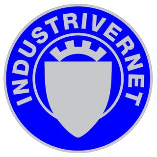 Hjelmrefleks Industrivernlogo - rund