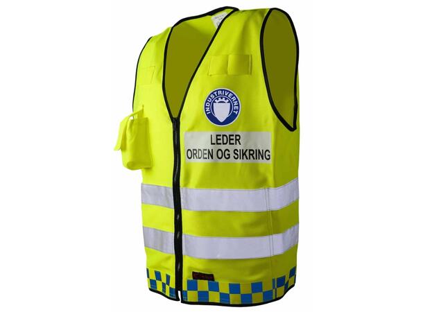 Refleksvest for Industrivernet Leder Orden og Sikring 
